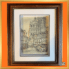 Anton Pieck - Groenplaats Antwerpen - 3D papierreliëf - 22 x 15 cm