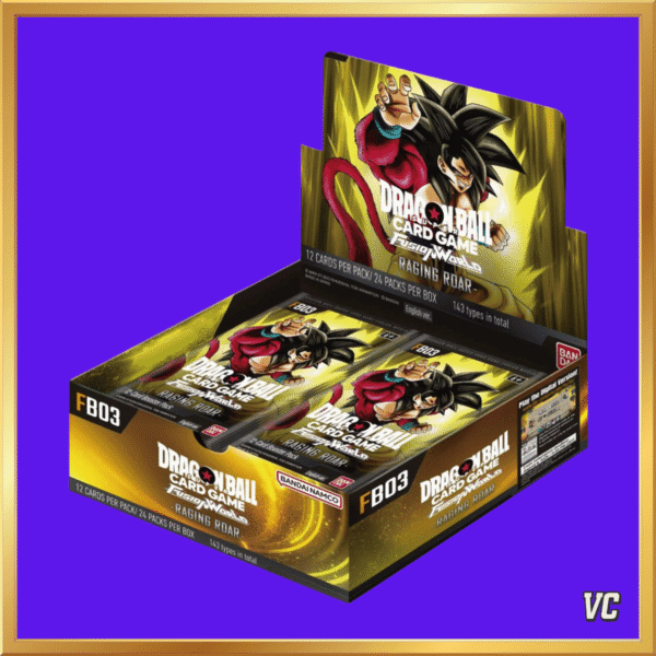 Dragon Ball Super Card Game – Fusion World FB03 - Raging Roar Booster Box – ENG