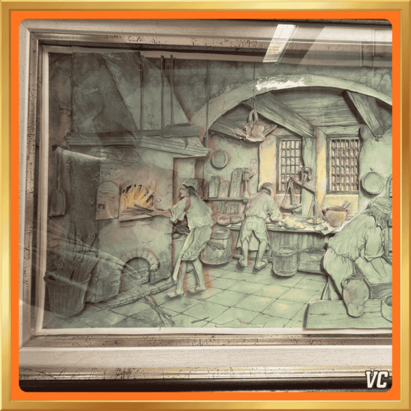 Anton Pieck - Bakkerij Atelier - 3D papierreliëf - 40 x 30 cm