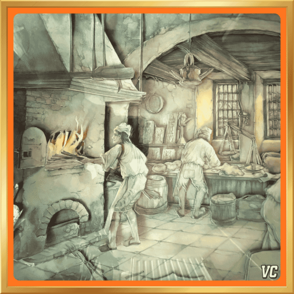 Anton Pieck - Bakkerij Atelier - 3D papierreliëf - 40 x 30 cm